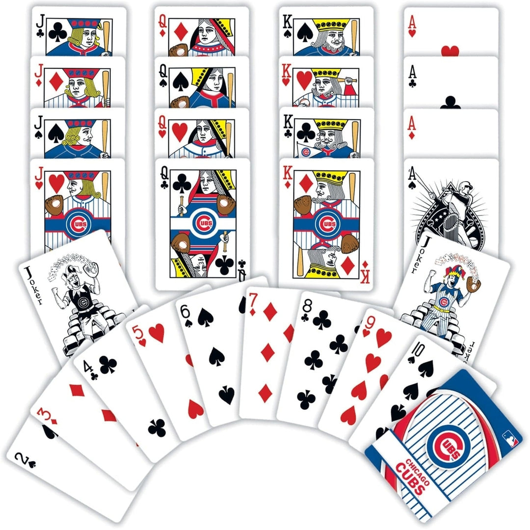 Chicago Cubs Playing Cards - 54 Card Deck Image 2