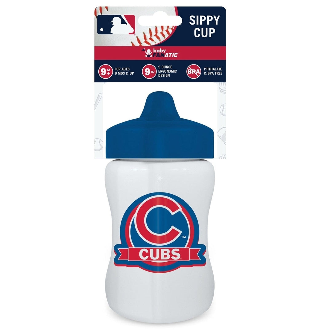 Chicago Cubs Sippy Cup BPA Free 9oz Unisex Dishwasher Safe Toddler Drinkware Image 2