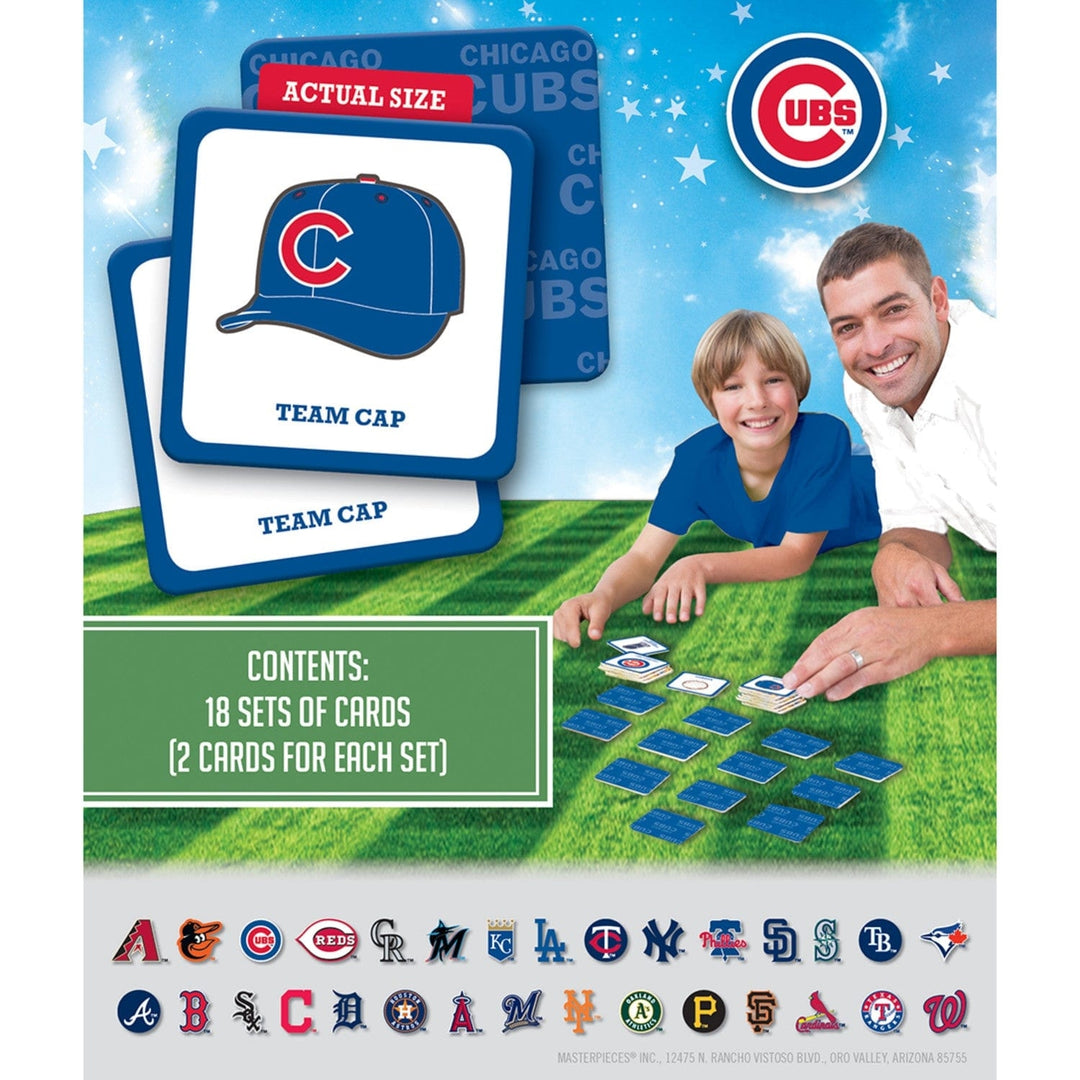 Chicago Cubs Matching Game Family Fun Card Game 18 Unique Pairs MLB Licensed Image 3