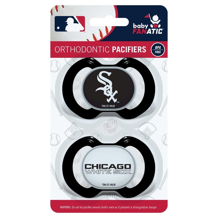 Chicago White Sox Pacifier 2-Pack Infant BPA-Free Orthodontic Silicone Image 2