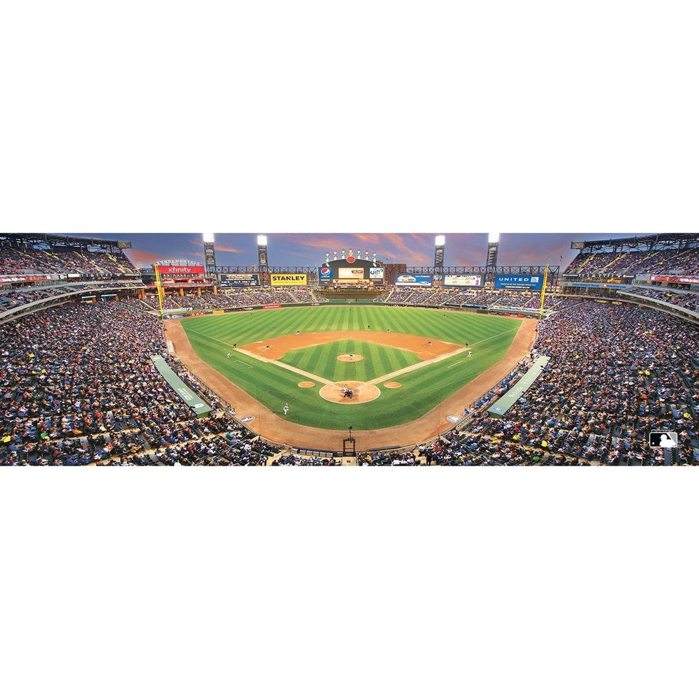 Chicago White Sox 1000 Piece Jigsaw Puzzle Panoramic View U.S. Cellular Field Image 2