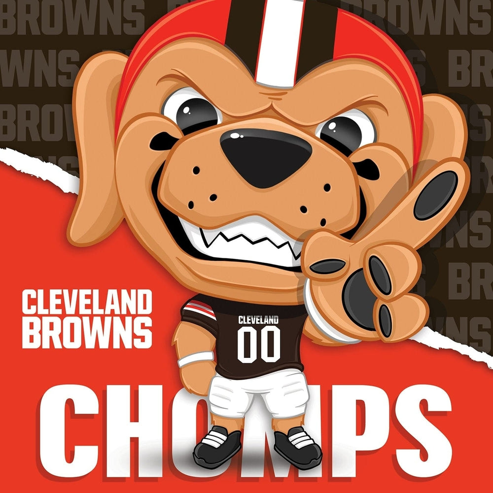 Chomps Cleveland Browns 100 Piece Jigsaw Puzzle NFL Mascot Fun Collectible Image 2