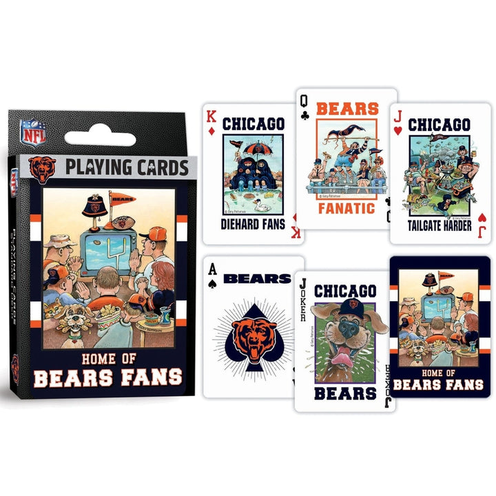 Chicago Bears Playing Cards 54 Card Deck Official NFL Team Deck Fan Gear Image 3