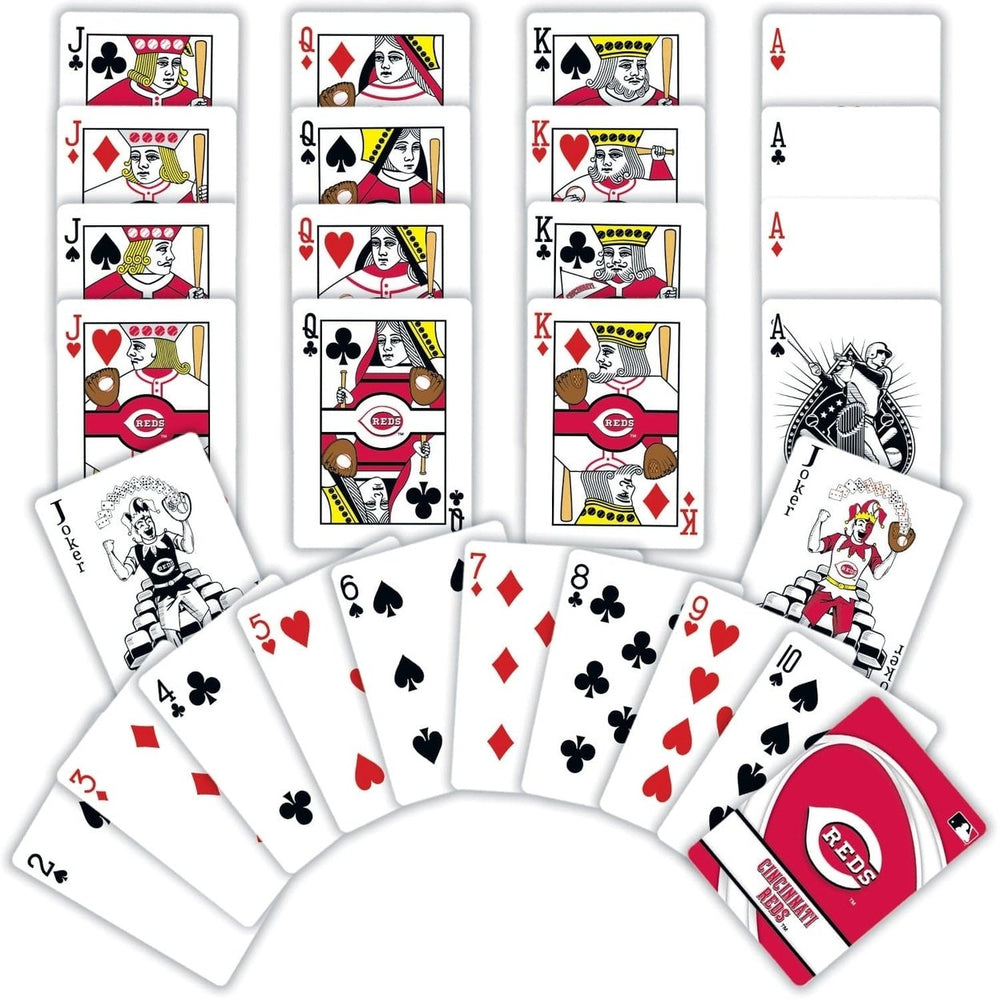 Cincinnati Reds Playing Cards 54 Card Deck Officially Licensed MLB Fans Gift Image 2