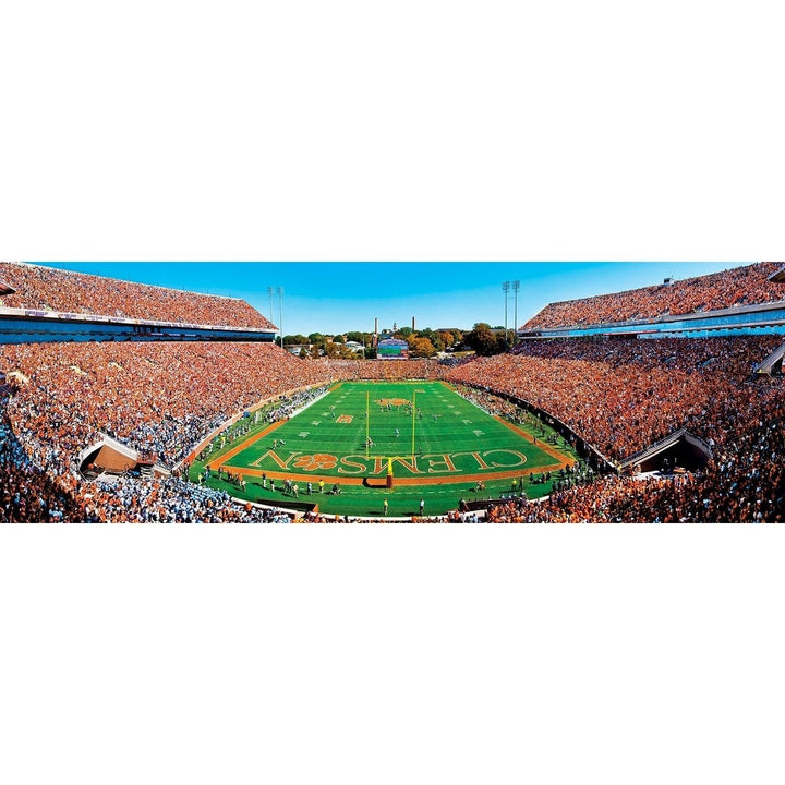 Clemson Tigers - 1000 Piece Panoramic Jigsaw Puzzle - End View Image 2