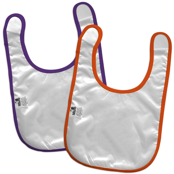 Clemson Tigers - Baby Bibs 2-Pack - Orange and Purple Image 3