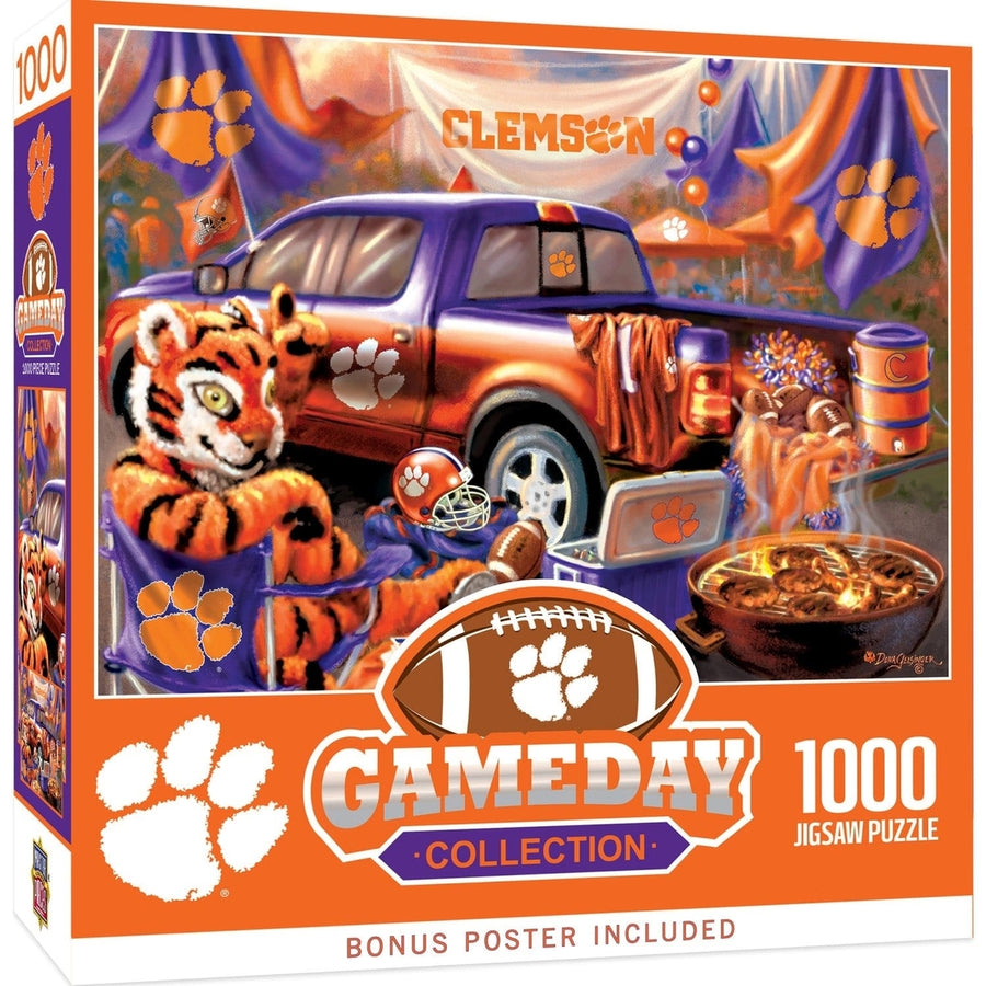 Clemson Tigers - Gameday 1000 Piece Jigsaw Puzzle Image 1