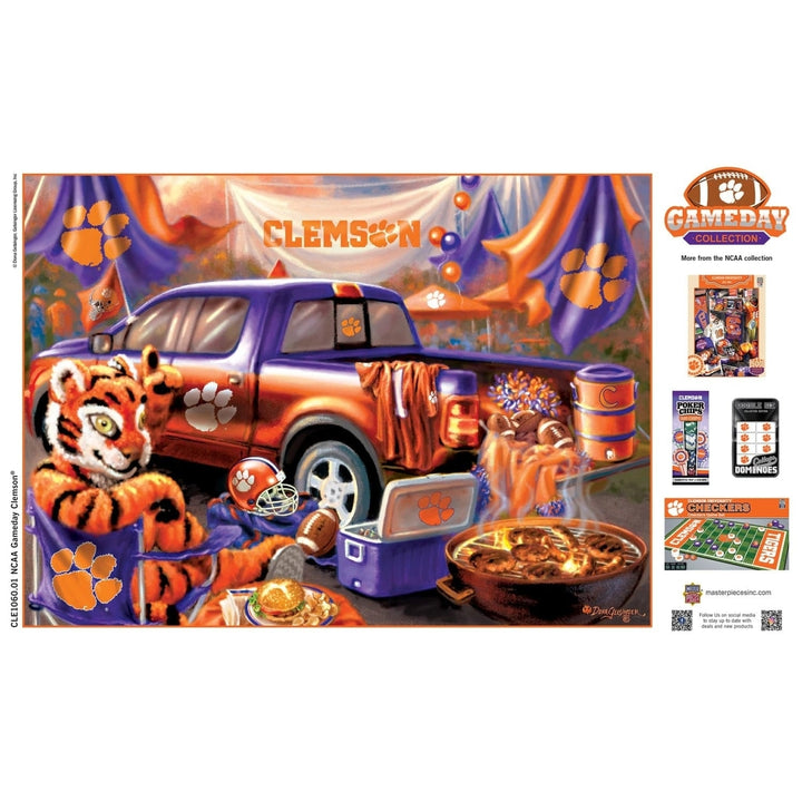 Clemson Tigers - Gameday 1000 Piece Jigsaw Puzzle Image 4