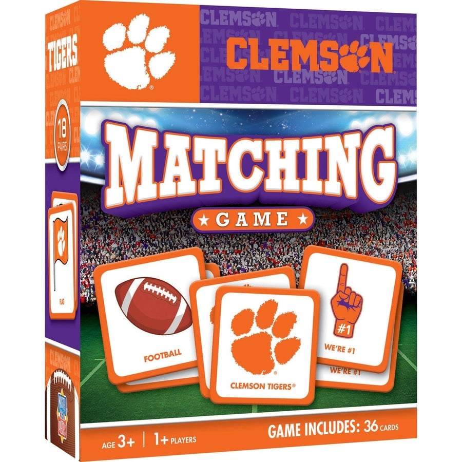 Clemson Tigers Matching Game Image 1