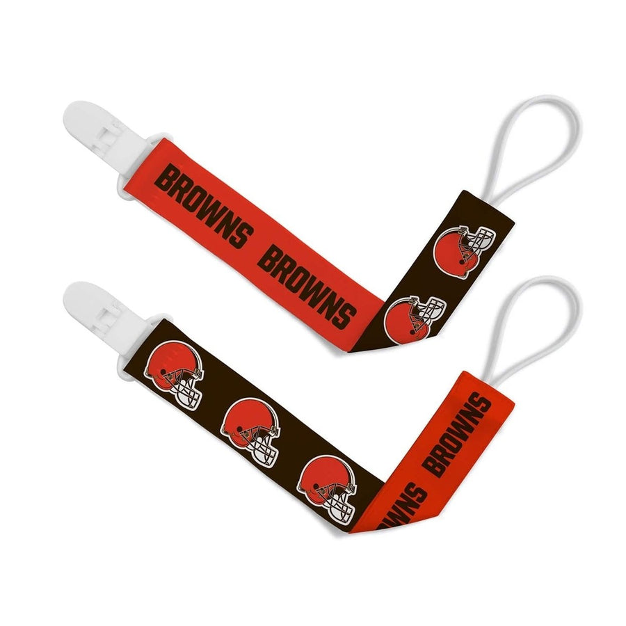 Cleveland Browns - Pacifier Clip 2-Pack Image 1