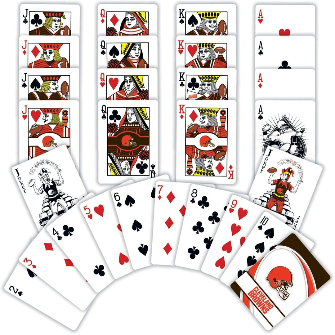 Cleveland Browns Playing Cards Deck 54 Custom Design NFL Team Card Game Image 2