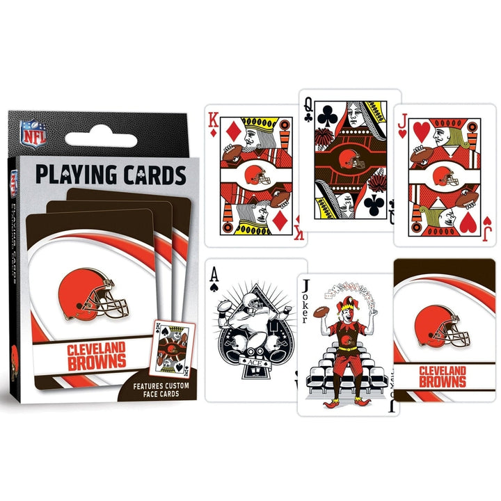 Cleveland Browns Playing Cards Deck 54 Custom Design NFL Team Card Game Image 3