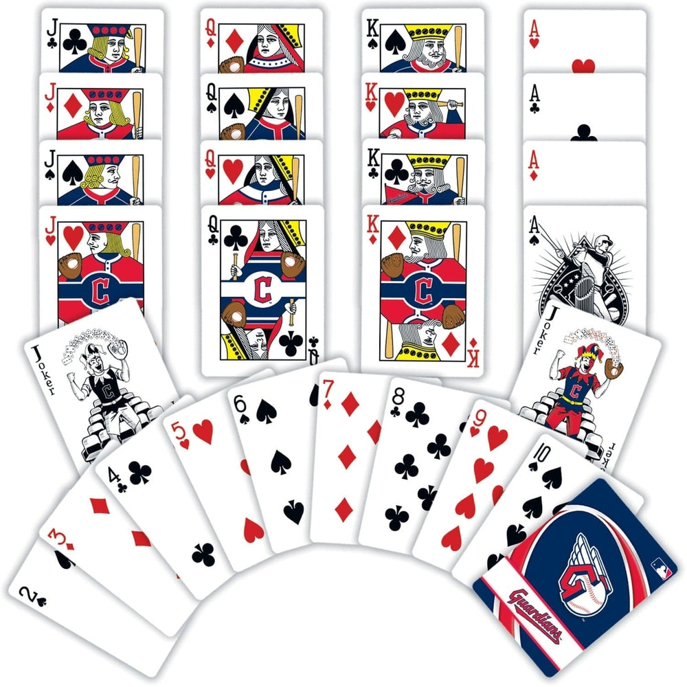 Cleveland Guardians Playing Cards 54 Card Deck Officially Licensed MLB Team Image 2