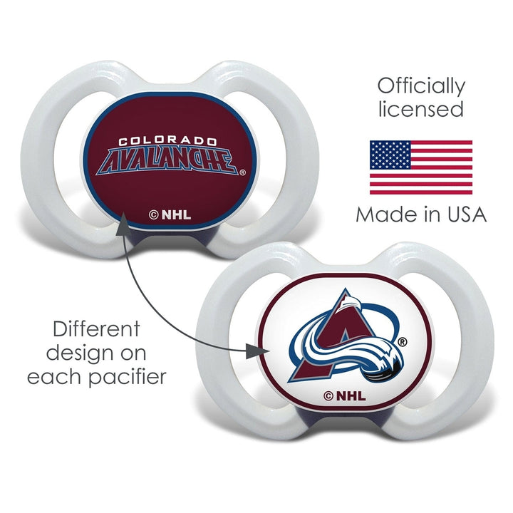 Colorado Avalanche - Pacifier 2-Pack Image 4