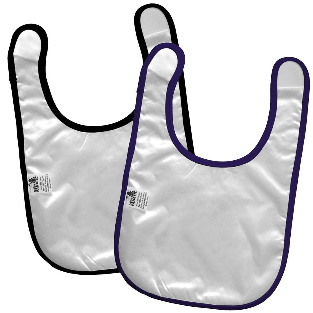 Colorado Rockies Baby Bibs 2-Pack Purple Black Cotton MLB Unisex Infants Image 3