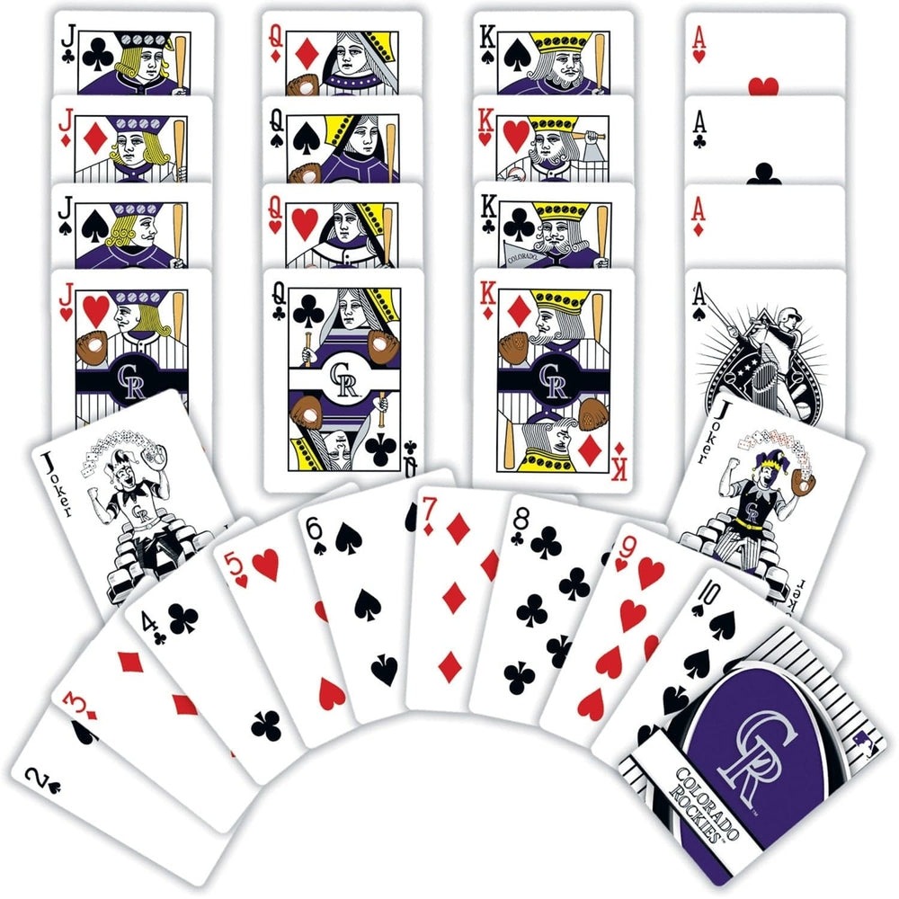 Colorado Rockies Playing Cards 54 Card Deck Officially Licensed MLB Team Image 2