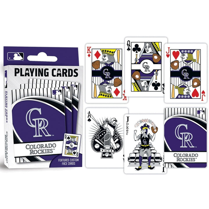 Colorado Rockies Playing Cards 54 Card Deck Officially Licensed MLB Team Image 3