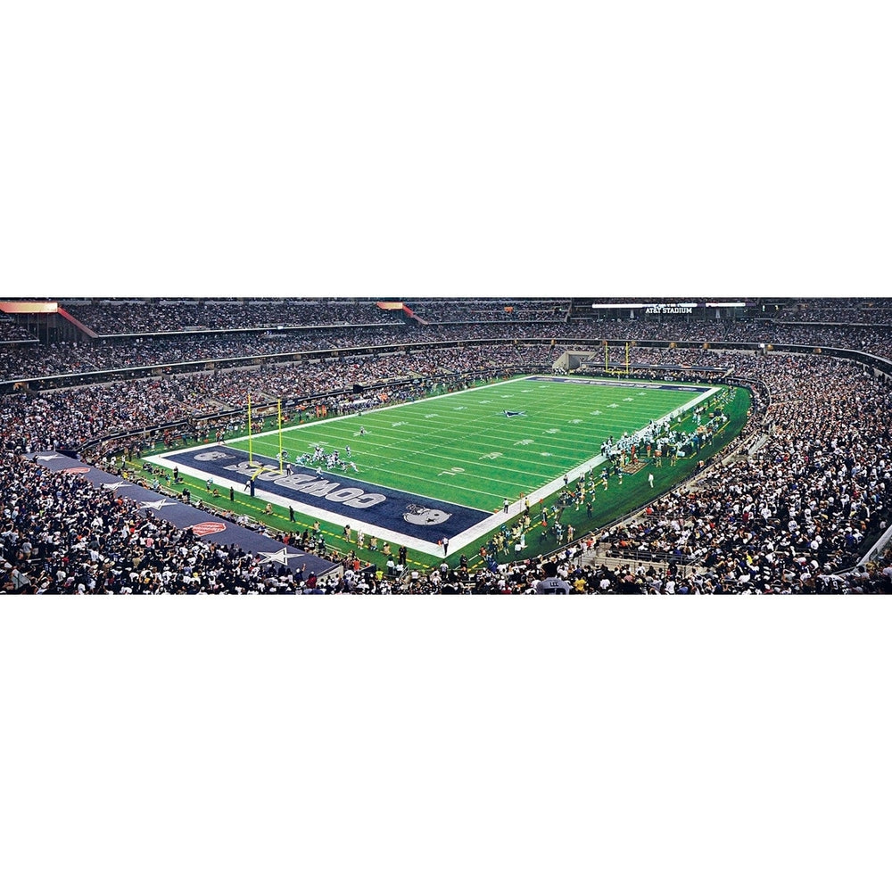 Dallas Cowboys 1000 Piece Panoramic Jigsaw Puzzle ATandT Stadium Eco-Friendly Image 2