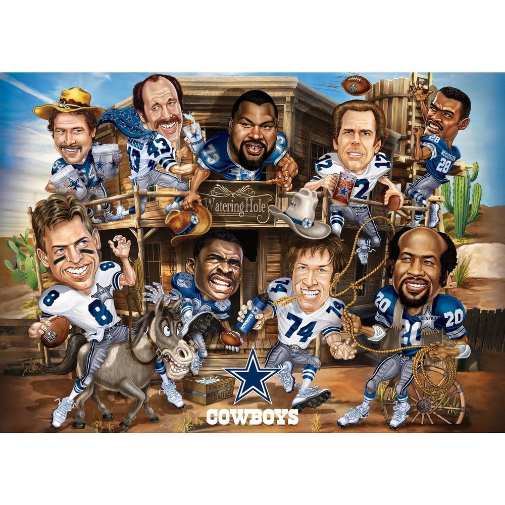 Dallas Cowboys 500 Piece Jigsaw Puzzle NFL All Time Greats Recycled Material Image 2