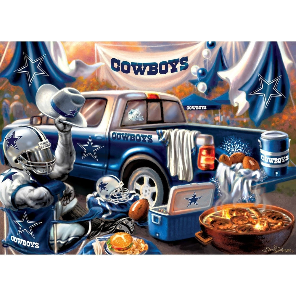 Dallas Cowboys 1000 Piece Gameday Jigsaw Puzzle NFL Officially Licensed Image 2