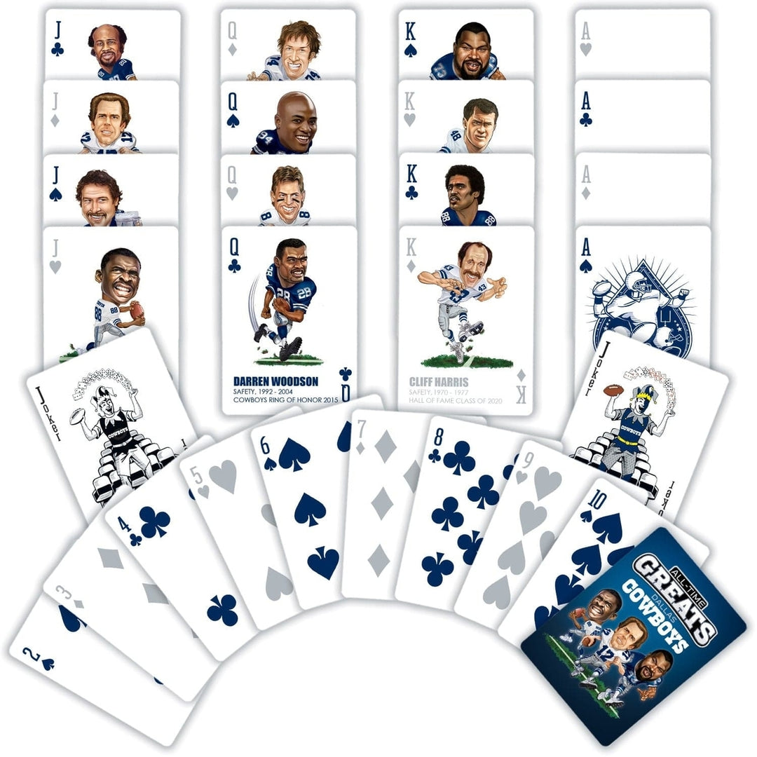 Dallas Cowboys Playing Cards 54 Card Deck Officially Licensed NFL Team Deck Image 2