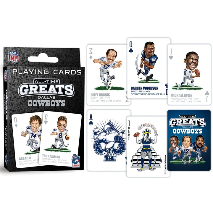 Dallas Cowboys Playing Cards 54 Card Deck Officially Licensed NFL Team Deck Image 3