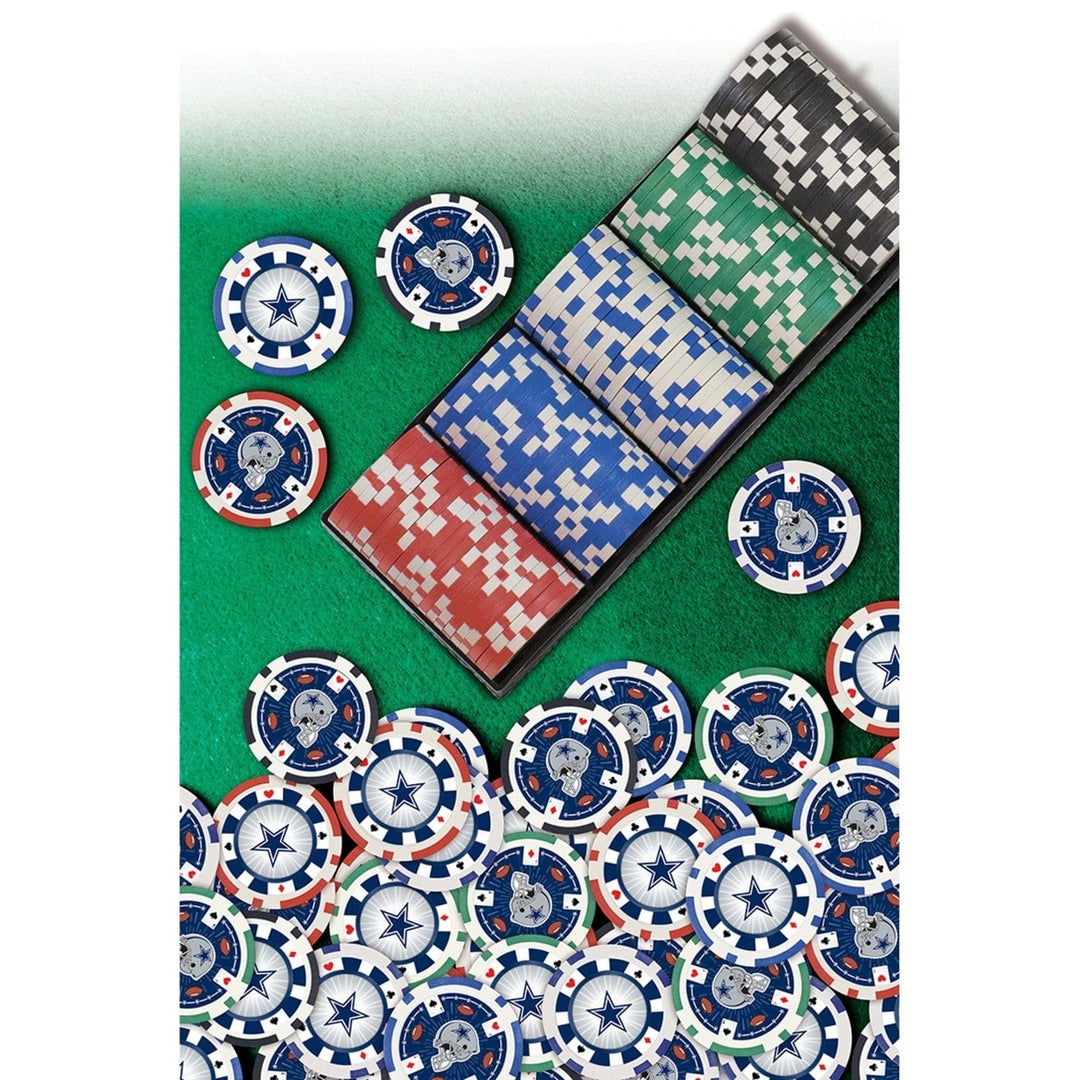 Dallas Cowboys 100 Piece Poker Chips Image 4