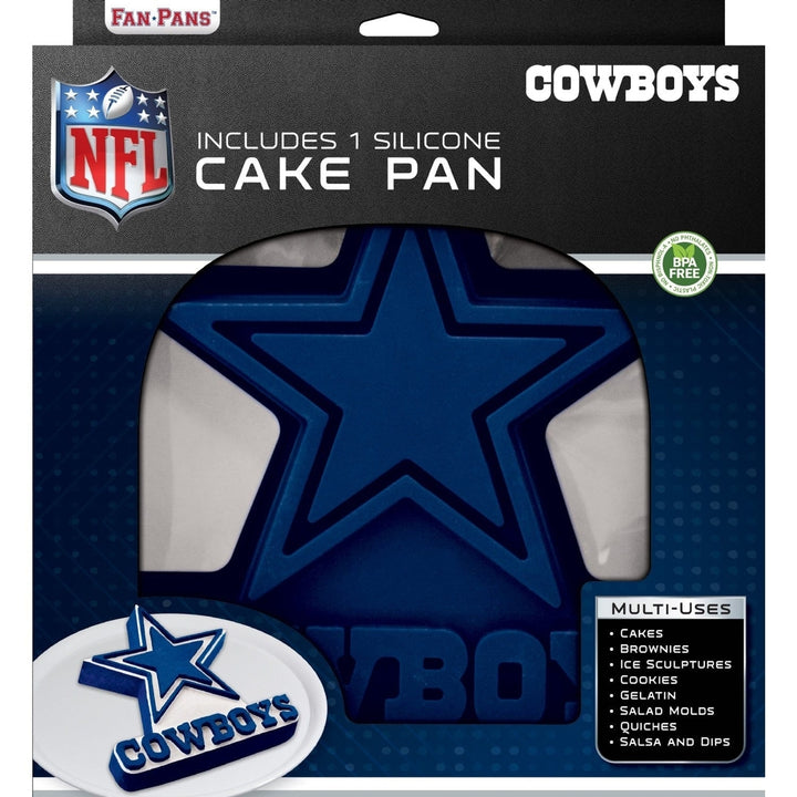 Dallas Cowboys Cake Pan Silicone Non-Stick NFL Baking Tray Team Spirit Kitchen Image 2