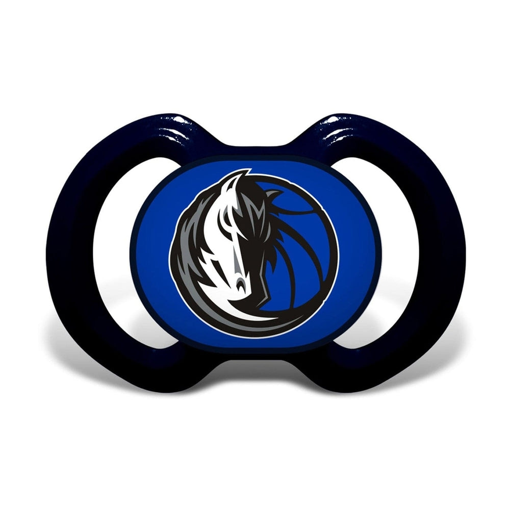 Dallas Mavericks Baby Fanatic 3-Piece Gift Set BPA-Free Cotton Bib Bottle Pacifier Image 2