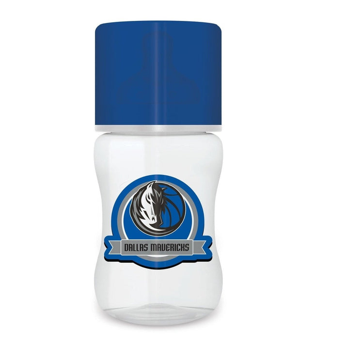 Dallas Mavericks Baby Fanatic 3-Piece Gift Set BPA-Free Cotton Bib Bottle Pacifier Image 3