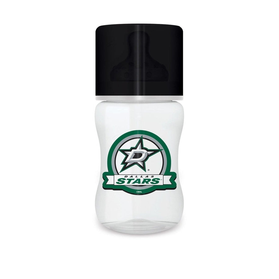 Dallas Stars Baby Bottle 9oz BPA-free Silicone Nipple Dishwasher Safe Image 1