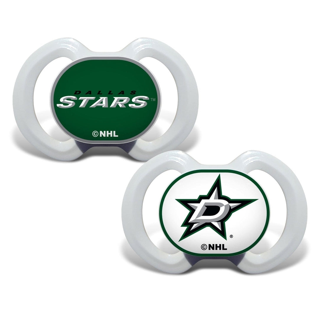 Dallas Stars 5-Piece Baby Gift Set Unisex BPA-Free Bib Bottle Shoes Pacifiers Image 2