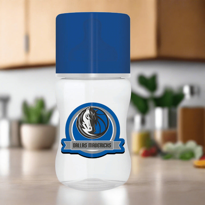 Dallas Mavericks Baby Bottle 9oz BPA-Free Infant Bottle with Silicone Nipple Image 3