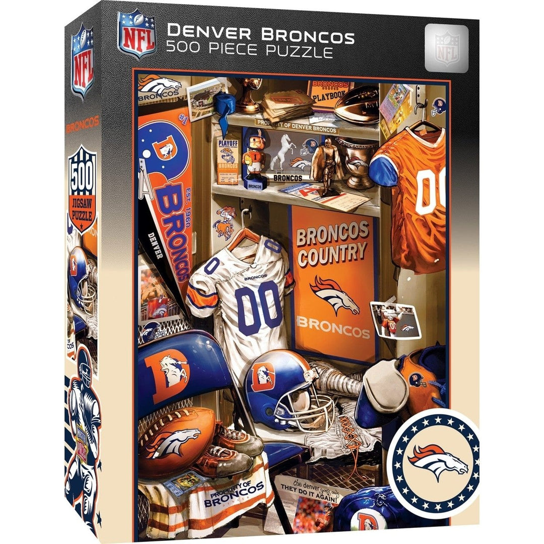 Denver Broncos 500 Piece Jigsaw Puzzle MasterPieces Sports Team Puzzle Image 1