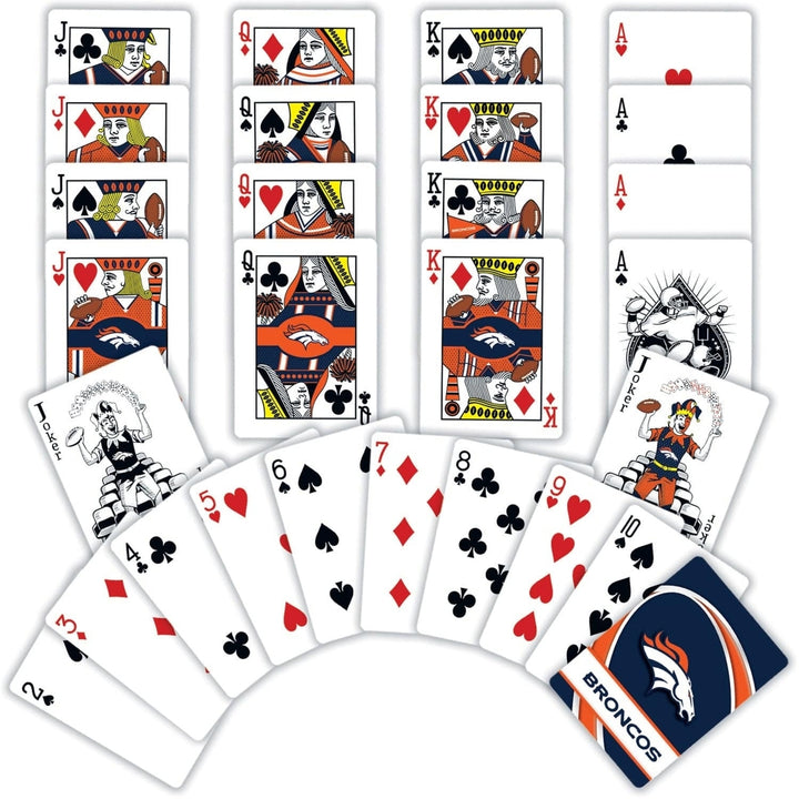 Denver Broncos Playing Cards 54 Card Deck NFL Team Custom Designs Officially Licensed Image 2