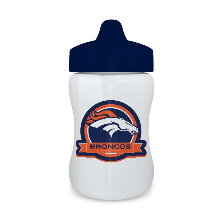 Denver Broncos Sippy Cup 9oz BPA Free Dishwasher Safe Toddler Unisex Cup Image 1