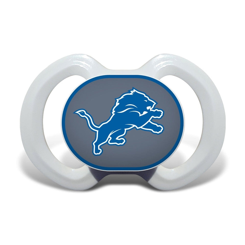 Detroit Lions 3-Piece Baby Gift Set Unisex BPA-Free Bottle Bib Pacifier Image 2