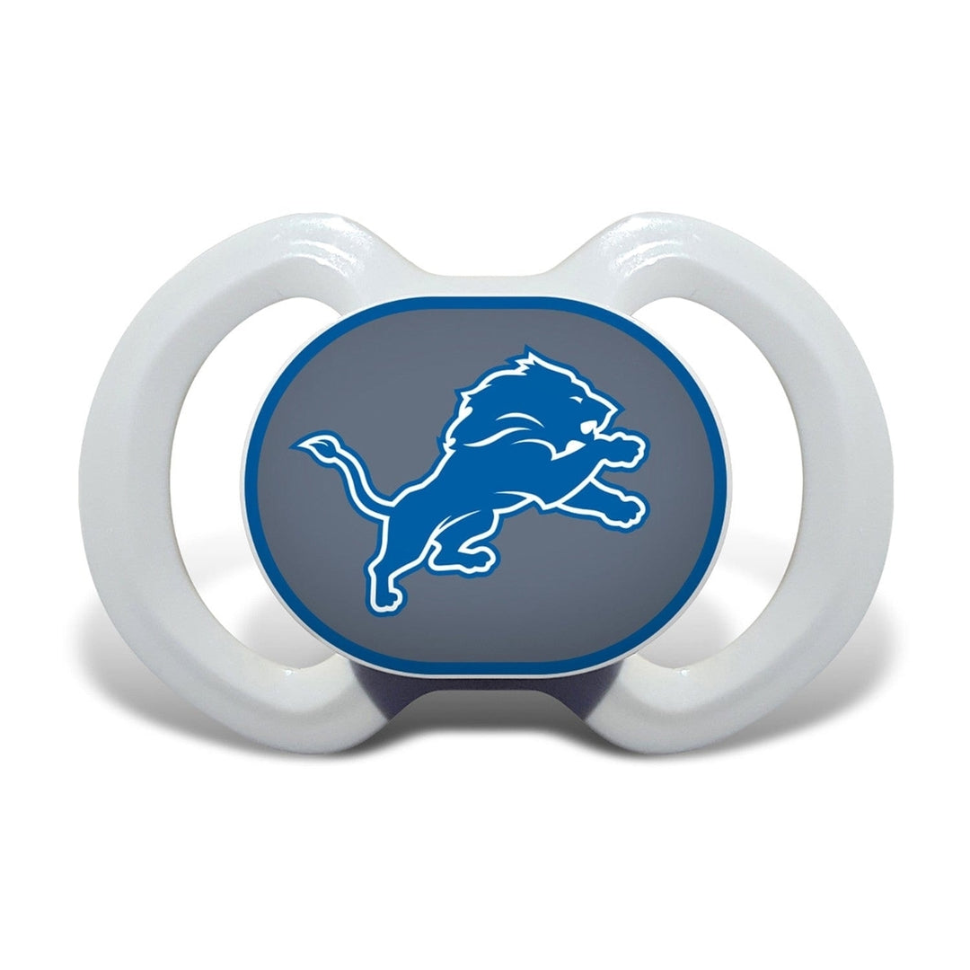 Detroit Lions 3-Piece Baby Gift Set Unisex BPA-Free Bottle Bib Pacifier Image 2