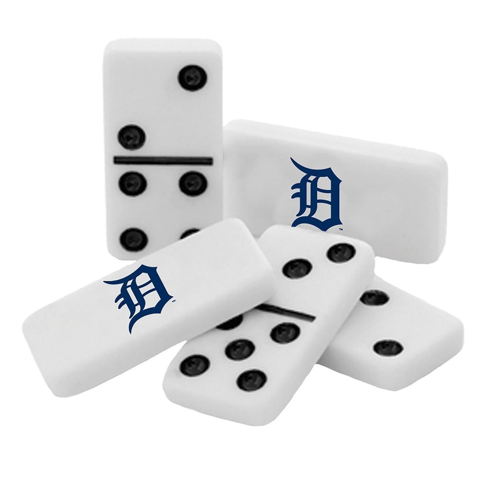 Detroit Tigers Dominoes Set Double Sixes Officially Licensed Collectible Tin Box Image 2