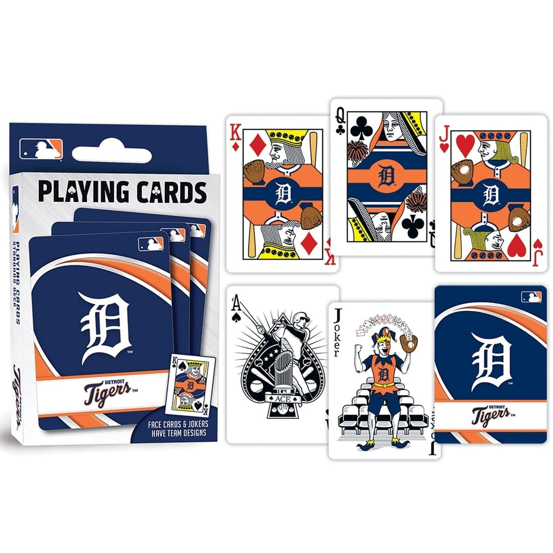 Detroit Tigers Playing Cards 54 Card Deck Official MLB Team Cards Standard Deck Image 3