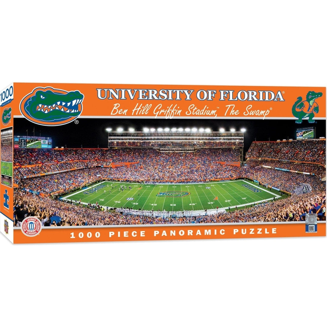 Florida Gators 1000 Piece Panoramic Jigsaw Puzzle University of Florida Puzzle Image 1