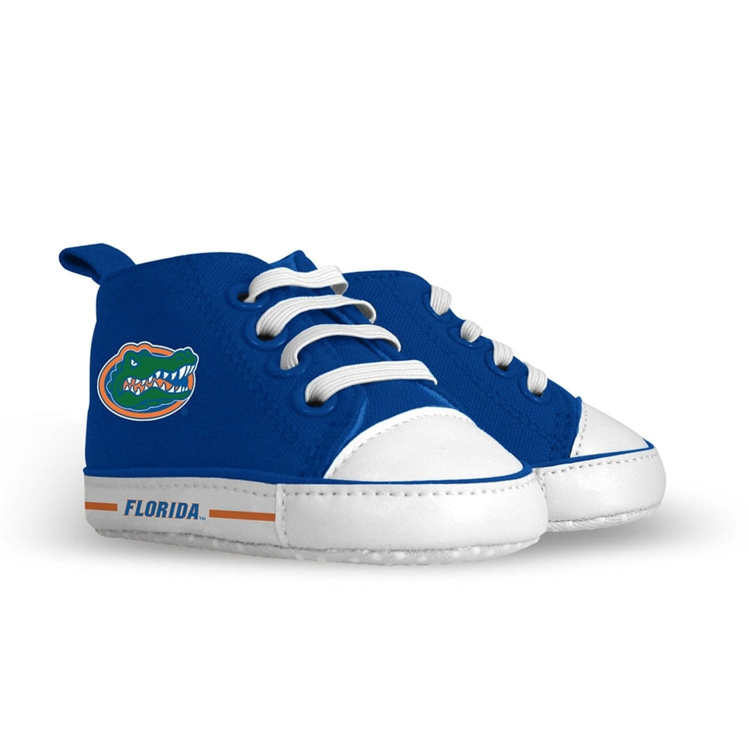 Florida Gators Baby Shoes Unisex High Top Pre-Walkers Soft Fabric Grippers Image 1