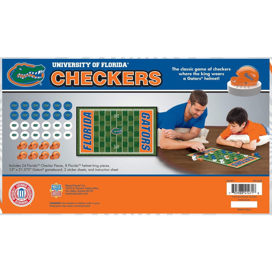 Florida Gators Checkers Board Game NCAA Officially Licensed 24 Pieces 13x21 inches Image 3