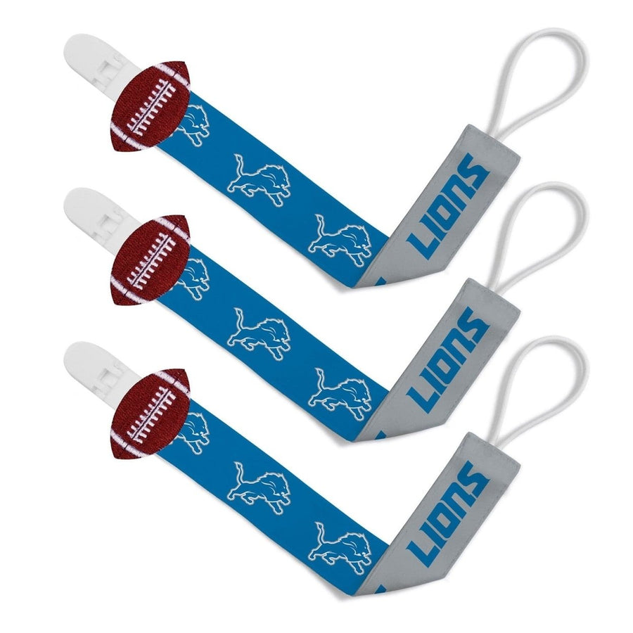 Detroit Lions - Pacifier Clip 2-Pack Image 1