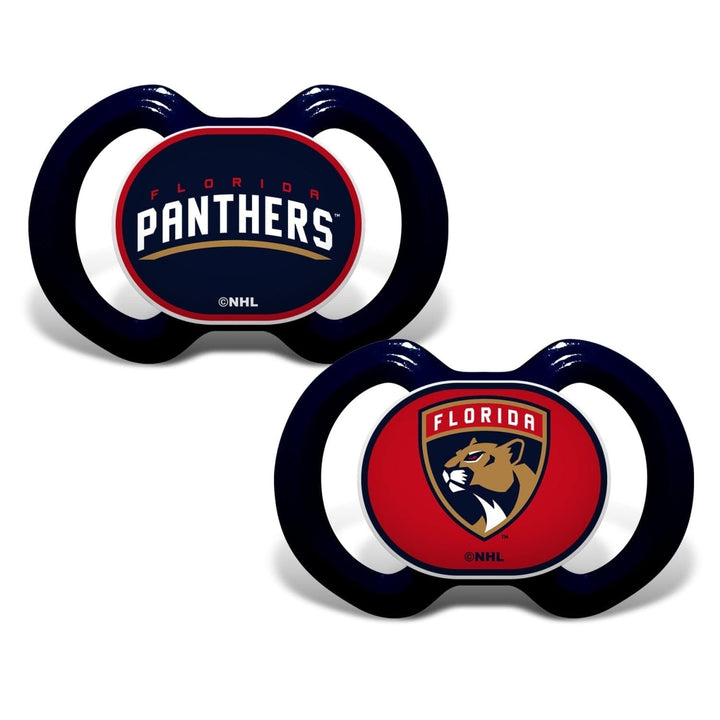 Florida Panthers Pacifier 2-Pack Officially Licensed BPA-Free Infant Soothe Image 1