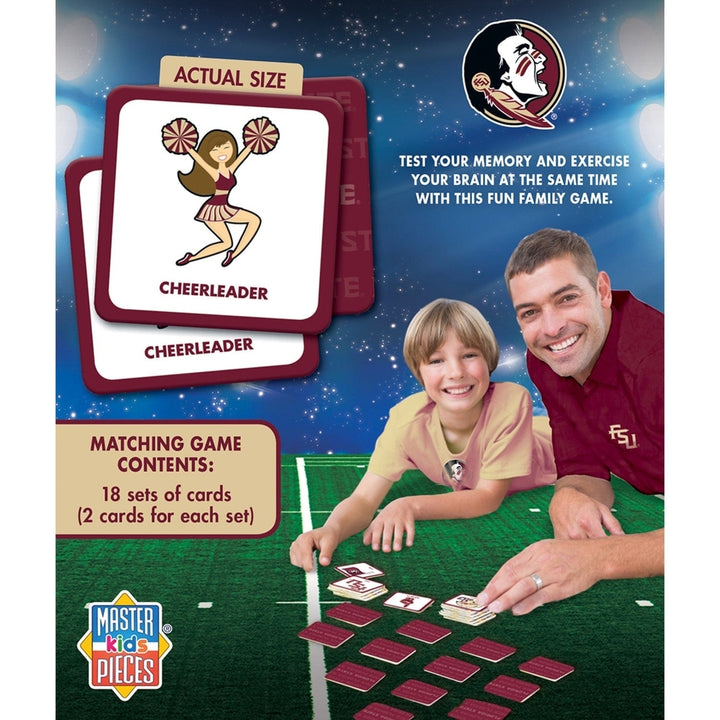 Florida State Seminoles Matching Game NCAA Family Fun Memory Card Game Image 3