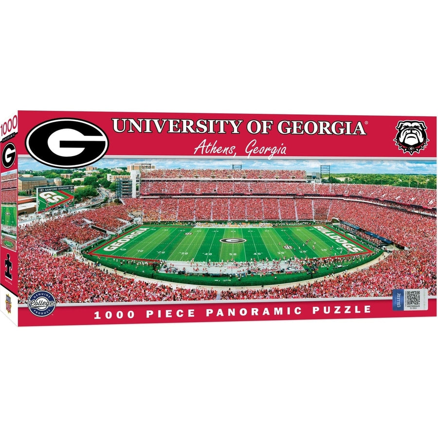 Georgia Bulldogs - 1000 Piece Panoramic Jigsaw Puzzle Image 1