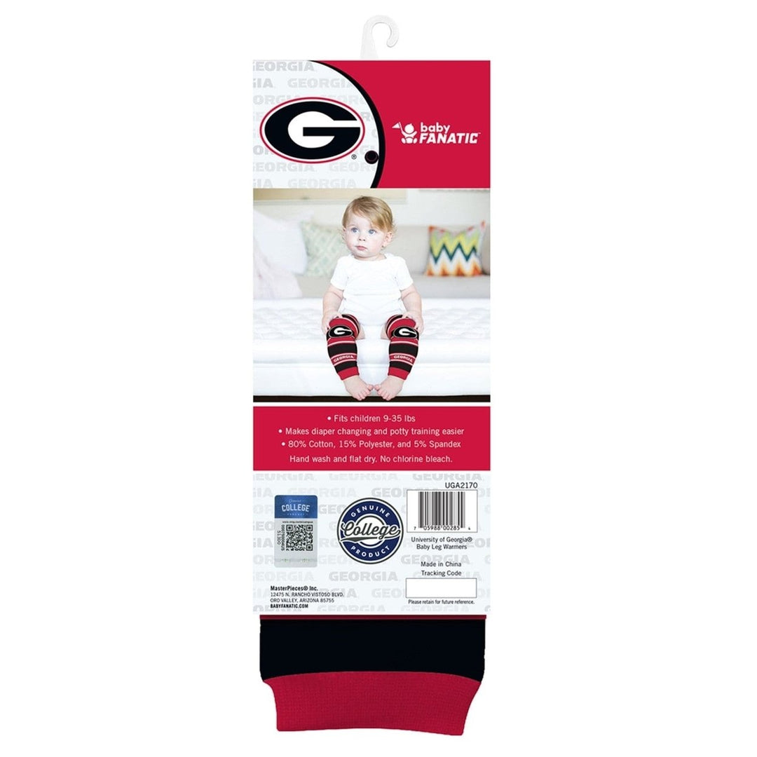 Georgia Bulldogs Baby Leg Warmers Image 3