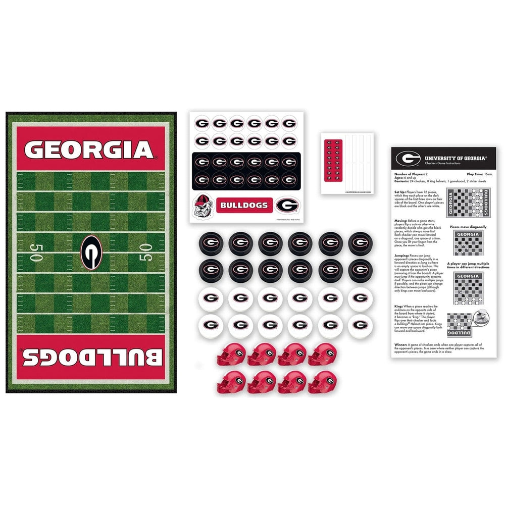 Georgia Bulldogs Checkers Board Game Image 2