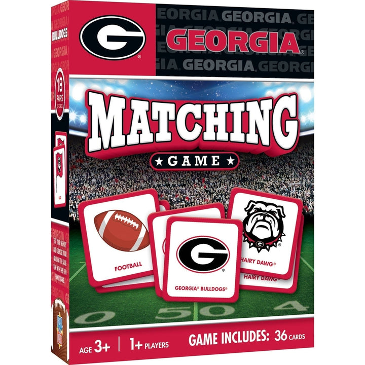 Georgia Bulldogs Matching Game Image 1